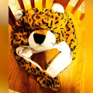 Kids Furry/Soft Leopard Hat with Ears!